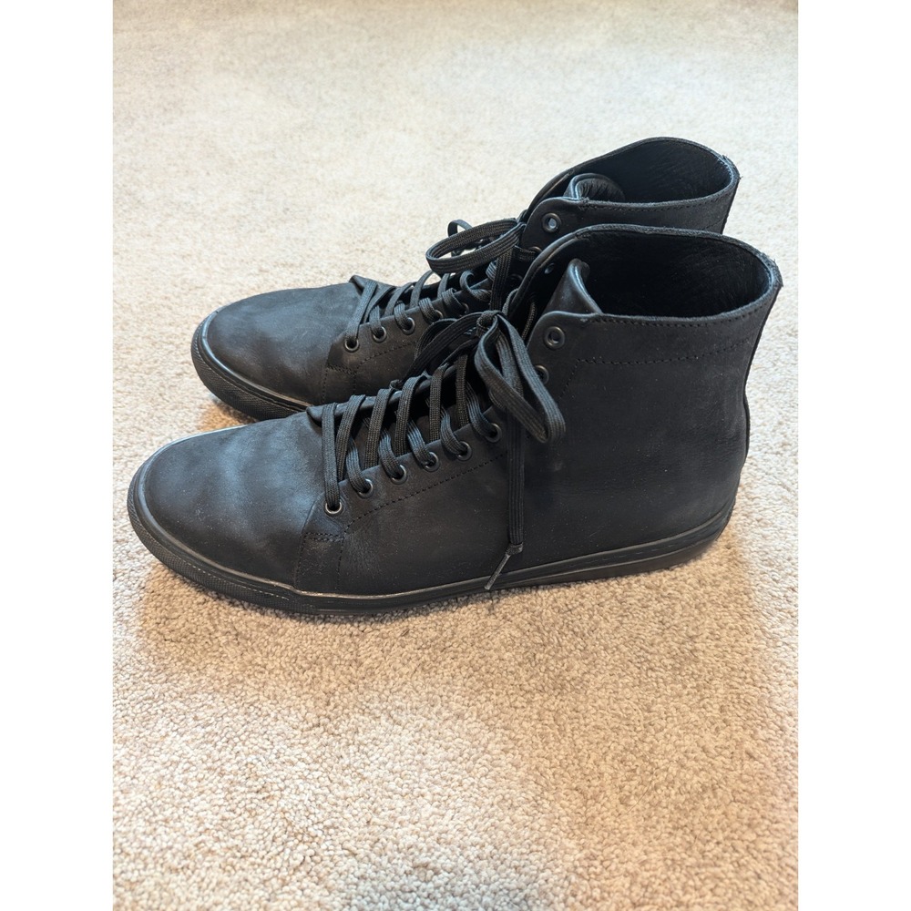Thursday Boot Co Premier High Top Black Matte Sneakers Shoes Size 12 - Picture 4 of 10